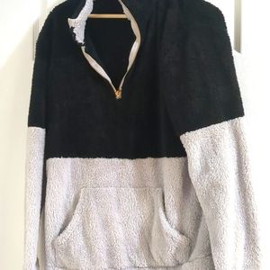 Gray & Black Quarter Zip